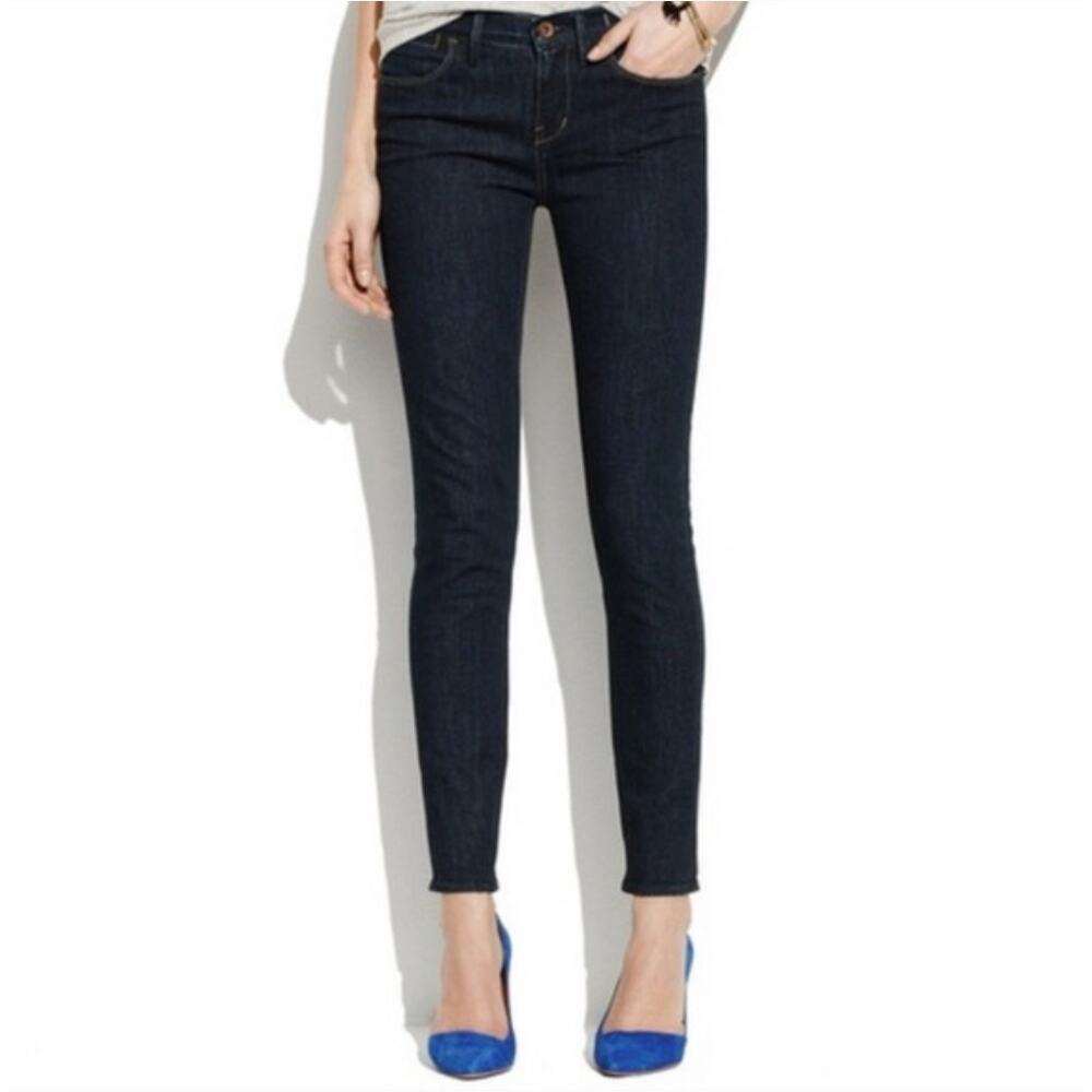 MADEWELL 37s Jeans Skinny Low Rise Dark Blue Wash Size W26 L32